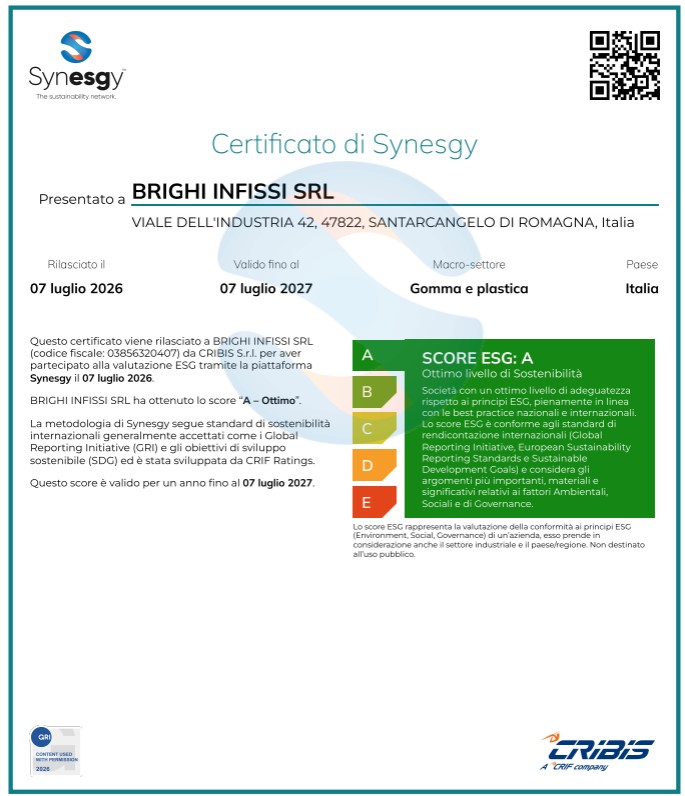 esg 2026 certificato su dati 2025
